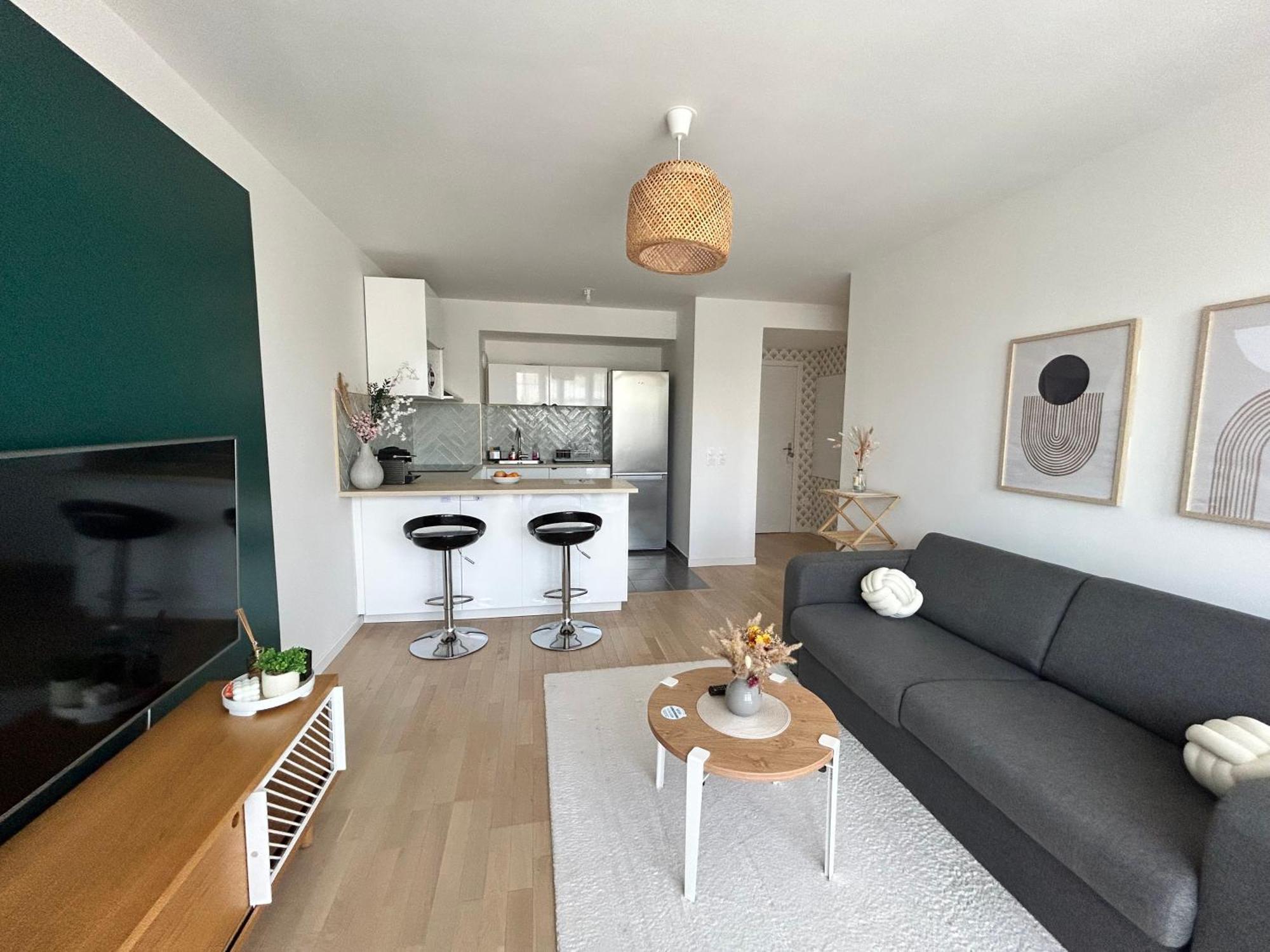 נואזי-לה-גראן Elegant Appartement Minimaliste Entre Paris Et Disney מראה חיצוני תמונה